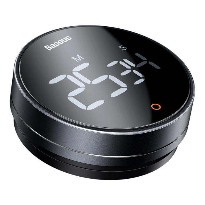 BASEUS - BASEUS Heyo Pro Roterande Elektronisk Timer - Grå