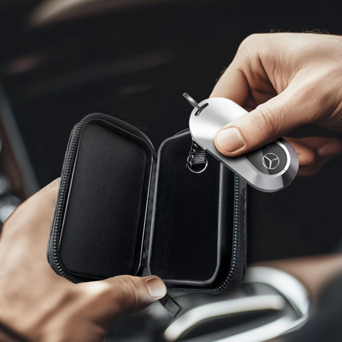 Tech-Protect - Tech-Protect RFID Fodral för keyless bilnyckel Faraday - Carbon