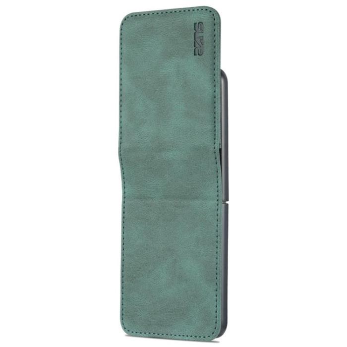 AZNS - AZNS Galaxy Z Flip 4 Plånboksfodral Flipping Magnetic - Grön