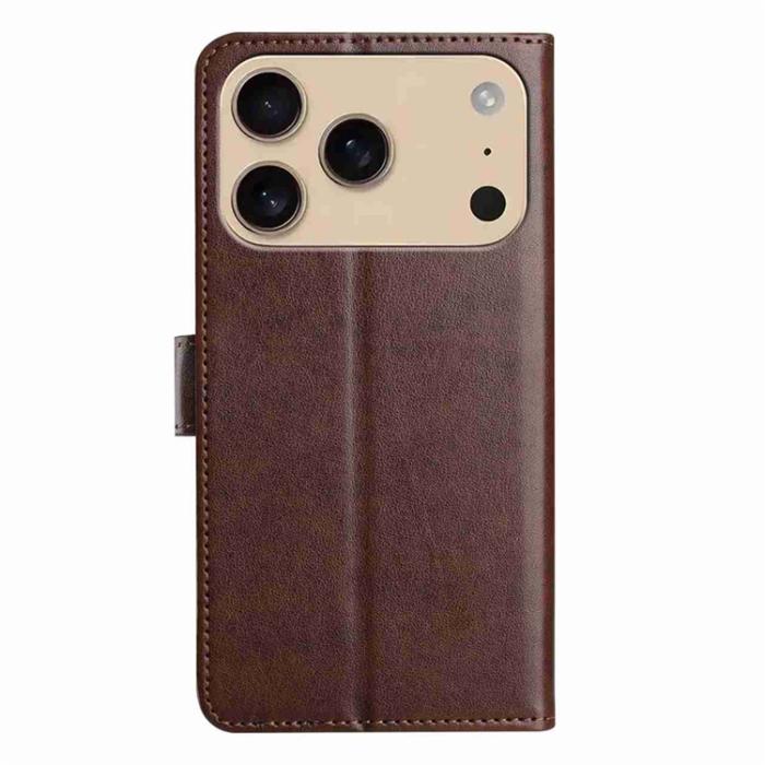 A-One Brand - iPhone 17 Pro Plånboksfodral Folio - Coffee