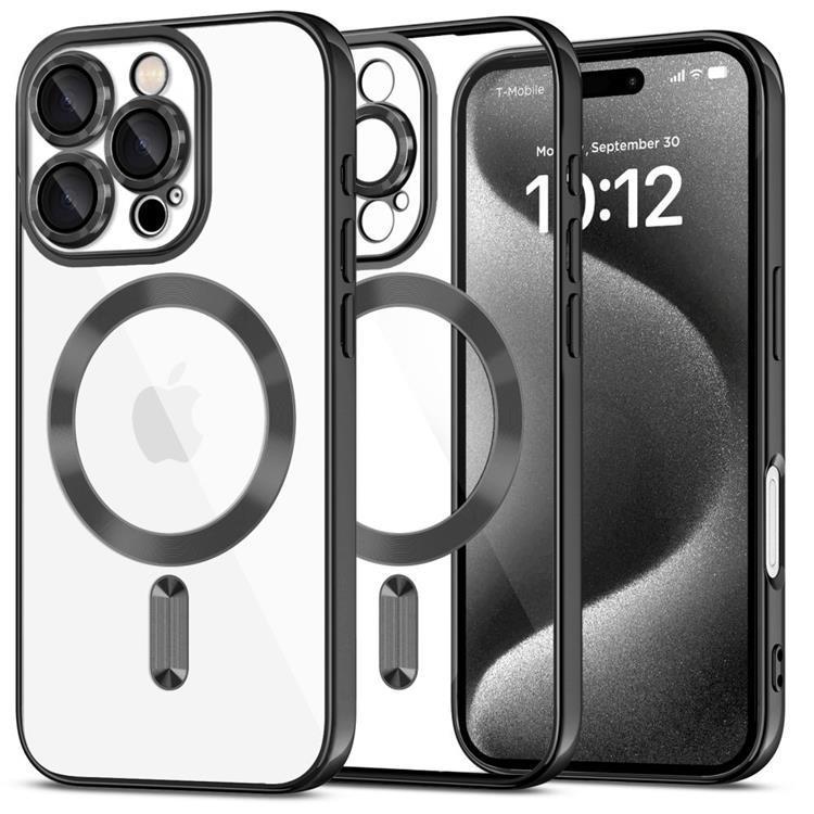 Tech-Protect iPhone 16 Pro Mobilskal Magsafe Magflex - Shiny Svart | 2353 | AlltMobil