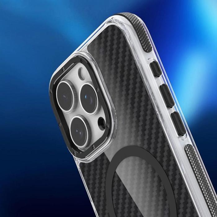 A-One Brand - Mobilskal För Galaxy S26 Plus MagSafe Fiber - Svart