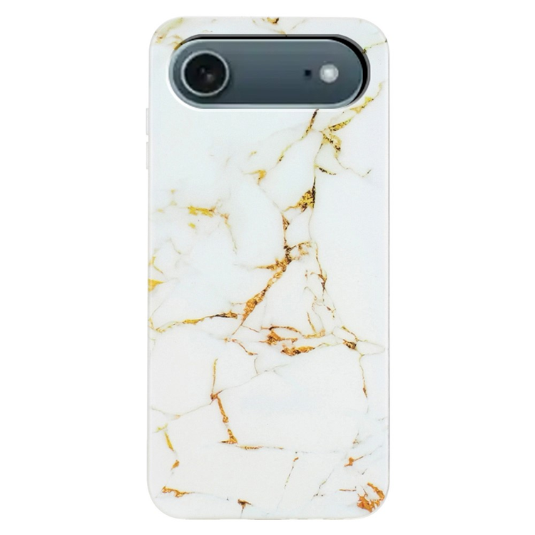 iPhone Air Mobilskal Marble Pattern Painted TPU - Vit | 2353 | AlltMobil