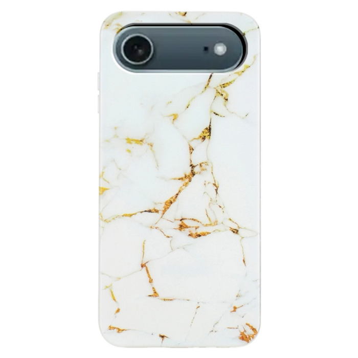 A-One Brand - iPhone Air Mobilskal Marble Pattern Painted TPU - Vit