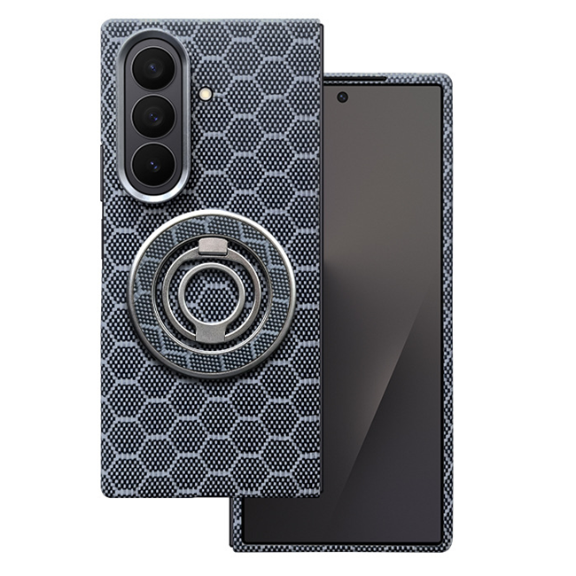 Mobilskal till Galaxy Z Fold 7 MagSafe Kevlar Metal Ring - HoneyComb | 2353 | AlltMobil