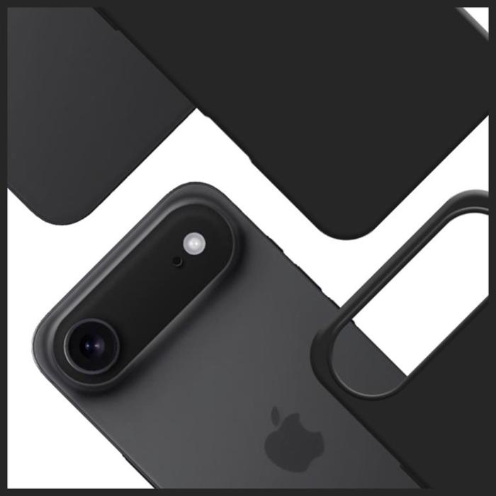 3MK - 3MK iPhone 17 Air Mobilskal MagSafe Hardy Silikon - Grafit