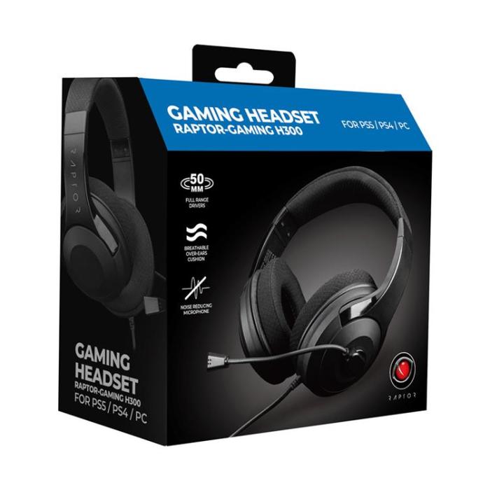 UTGATT1 - RAPTOR Headset PS4/PS5 - Svart