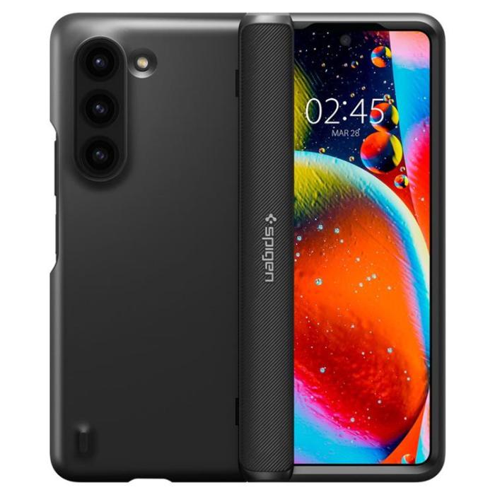 UTGATT - Spigen Galaxy Z Fold 5 Mobilskal Slim Armor Pro - Svart