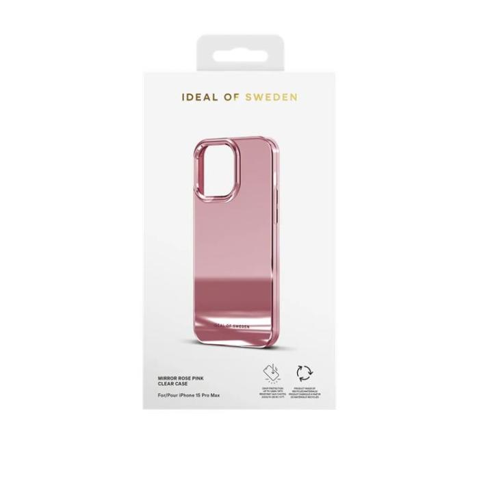 iDeal of Sweden - iDeal of Sweden iPhone 15 Pro Max Mobilskal Clear - Mirror Rose Pink