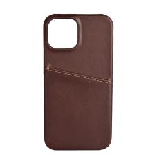BUFFALO - BUFFALO äkta läder Skal iPhone 13 mini - Brun