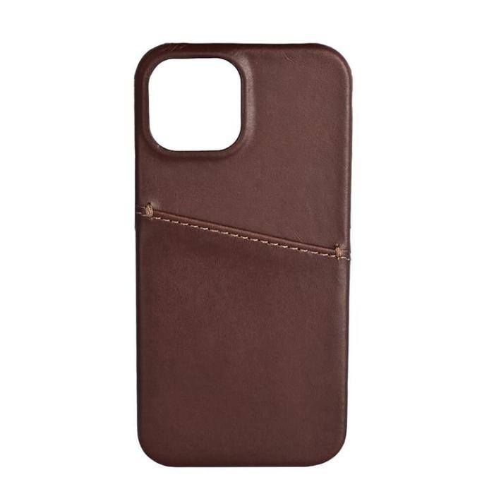BUFFALO - BUFFALO äkta läder Skal iPhone 13 mini - Brun