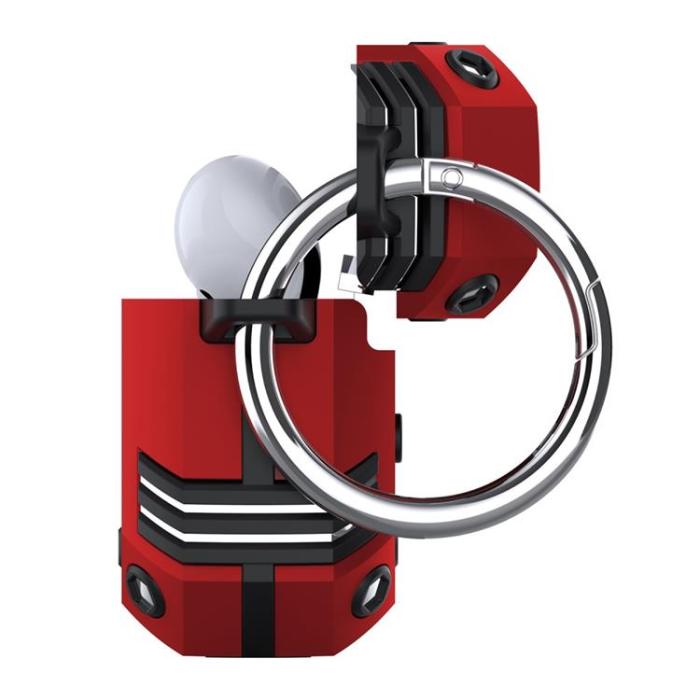 OEM - ShockProof Skal Med Nyckelring Airpods 3 - Grön