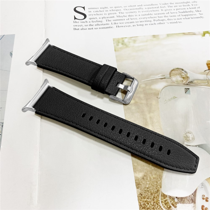 A-One Brand - Galaxy Watch 8 (40mm/44mm) 8 Classic (46mm) Armband Äkta Läder