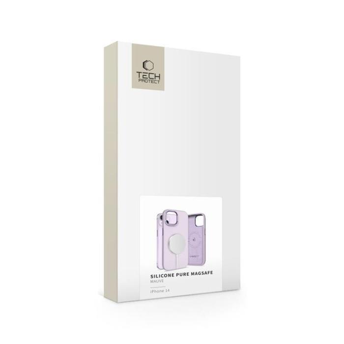 Tech-Protect - Tech-Protect iPhone 14 Mobilskal Magsafe Silikon Pure - Mauve