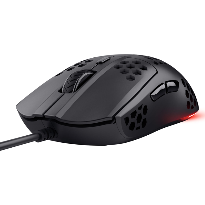 Trust - TRUST Gamingmus GXT 928W Helox Lättvikts - Svart