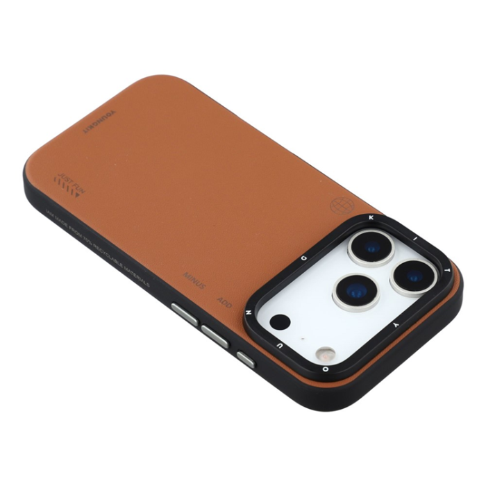 YOUNGKIT - YOUNGKIT iPhone 17 Pro Mobilskal MagSafe PU-Läder - Bronze