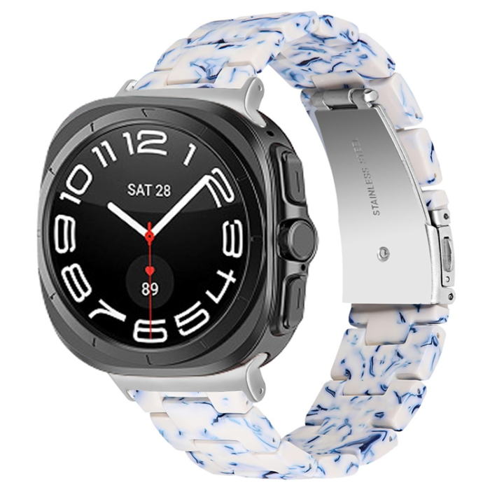 A-One Brand - Galaxy Watch 8/8 Classic (40/44/46mm) Armband Acrylic Vattentät Resin
