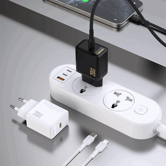 Dudao - Dudao Snabbladdare 20W A26 PD GaN USB-C - Svart