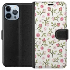 Gustaf - Pl&aring;nboksfodral till Apple iPhone 13 Pro Max med Blommigt