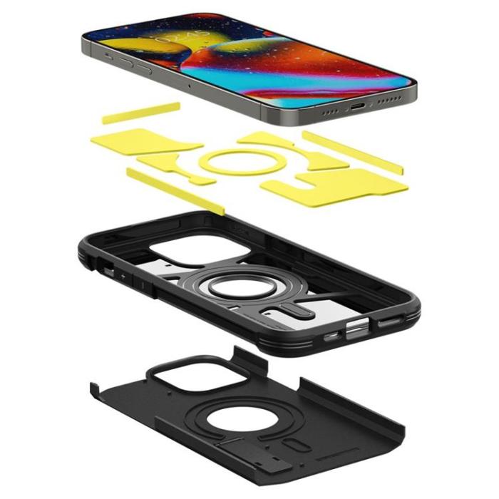 UTGATT - Spigen iPhone 14 Pro Max Skal Mag Magsafe Tough Armor - Svart