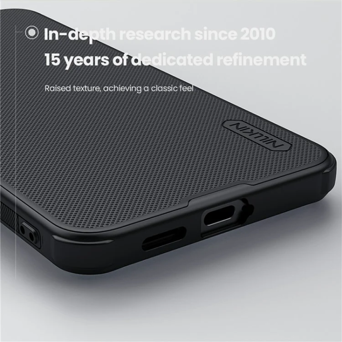 Nillkin - Nillkin Galaxy S25 Mobilskal Magsafe Frosted Shield Pro - Svart