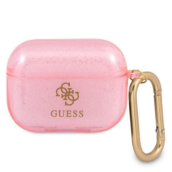 Guess Glitter Collection Skal AirPods Pro - Rosa | 2353 | AlltMobil