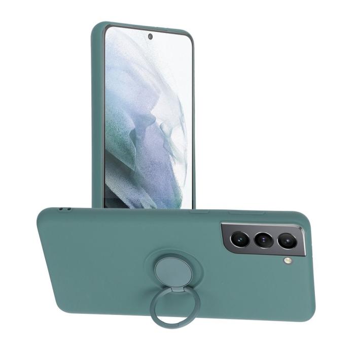 UTGATT - Forcell Galaxy A33 5G Skal Silikon Ring - Grön