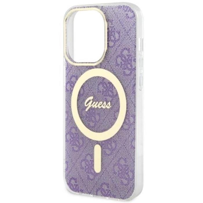 Guess - Guess iPhone 14 Pro Max Mobilskal MagSafe - Lila