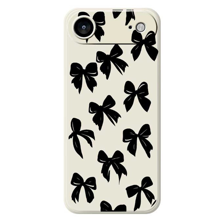 iPhone Air Mobilskal Bow Pattern Printing Straight - Beige | 2353 | AlltMobil