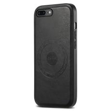 DENIOR - DENIOR iPhone 7 Plus / 8 Plus Fodral KonstL&auml;der - Svart