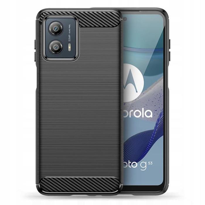 UTGATT - Tech-Protect Motorola Moto G53 5G Mobiskal TPU Carbon - Svart