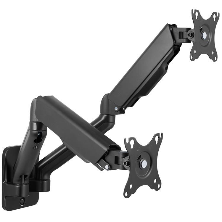 LOGILINK Monitorarm Väggfäste 17-32"""" Dubbel gasfjädrad | 264 | AlltMobil