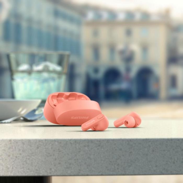 Philips - PHILIPS True Wireless In-Ear-Hörlurar, IPX4-Klass - Rosa