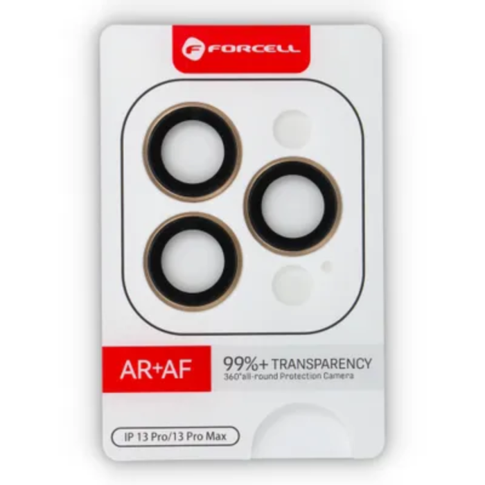 Forcell - Forcell iPhone 13 Pro/13 Pro Max Härdat Glas Kameraskydd Premium