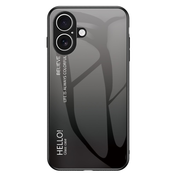 A-One Brand - iPhone 17 Mobilskal Anti-Scratch - Gradient Svart/Grå