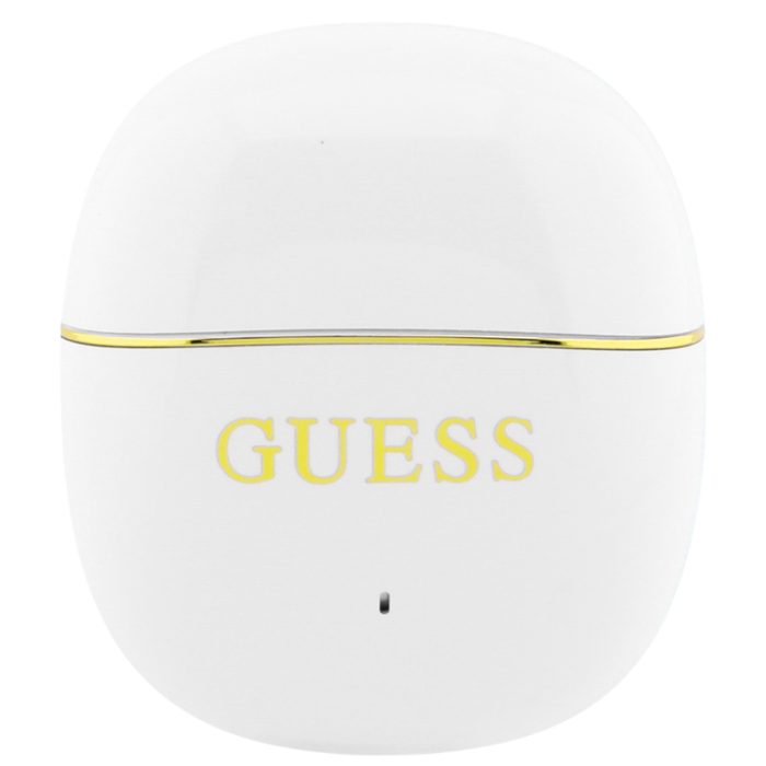 Guess - Guess TWS In-Ear Hörlurar Glossy Gold Line Classic - Vit
