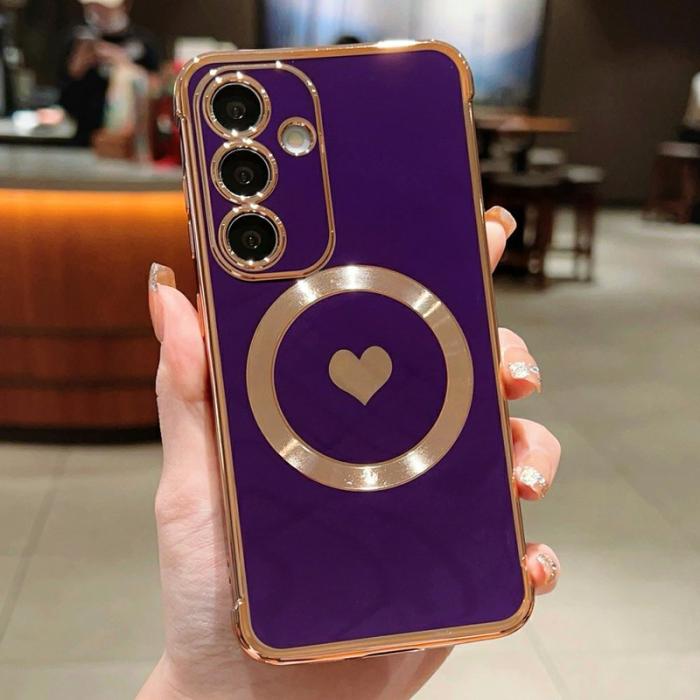 OEM - Mobilskal för Samsung Galaxy S26 Plus Magnetiskt TPU - Mörklila