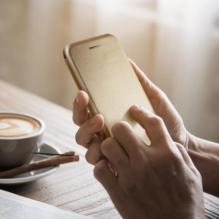 OEM - Forcell Elegance Bok för Samsung A14 4G guld