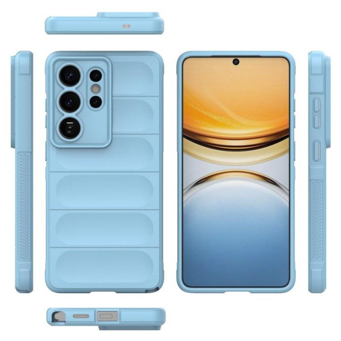 WANLONFENG - WANLONFENG Mobilskal för Samsung Galaxy S26 Ultra TPU - Ljusblå