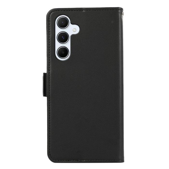 ABEEL - ABEEL Samsung Galaxy A34 5G Folio Konstläder Plånboksfodral RFID-Skydd Svart