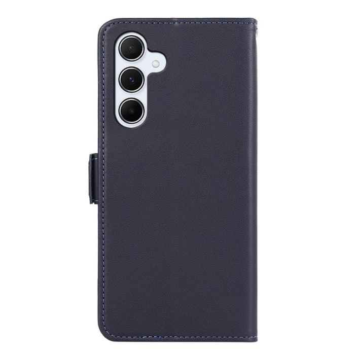 ABEEL - ABEEL Samsung Galaxy A34 5G Folio Konstläder Plånboksfodral RFID-Skydd Blå