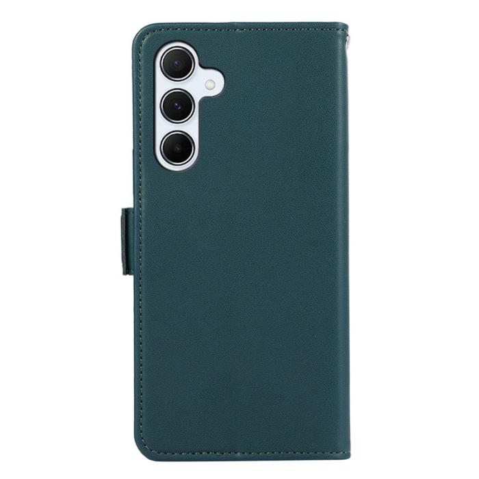ABEEL - ABEEL Samsung Galaxy A34 5G Folio Konstläder Plånboksfodral RFID-Skydd Grön