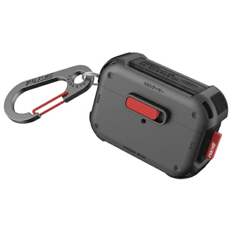 Skinarma Airpods Pro 2 Skal Mecha - Gunmetal | 2353 | AlltMobil