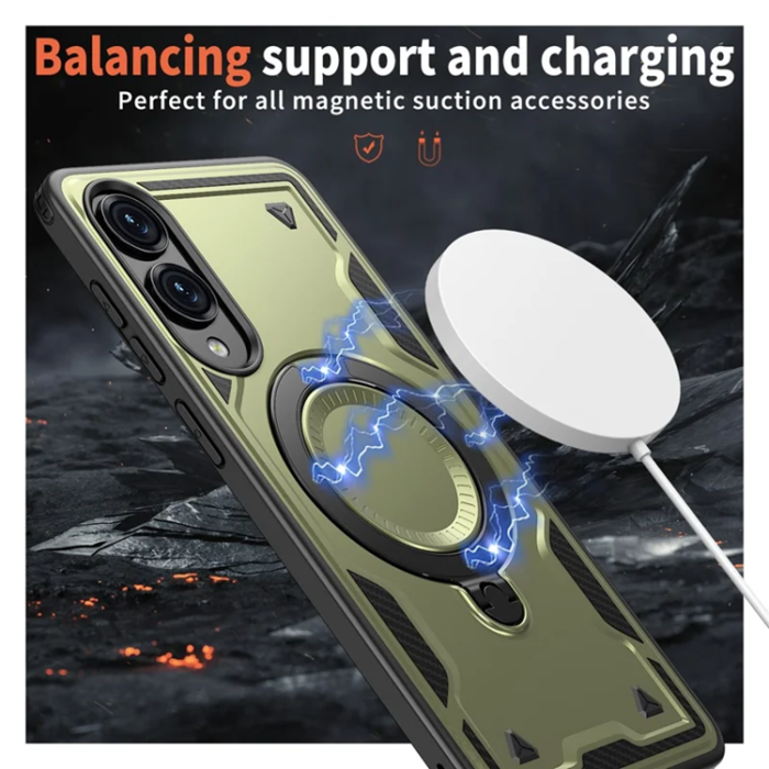 A-One Brand - Mobilskal till Galaxy S25 Edge Magsafe Kickstand