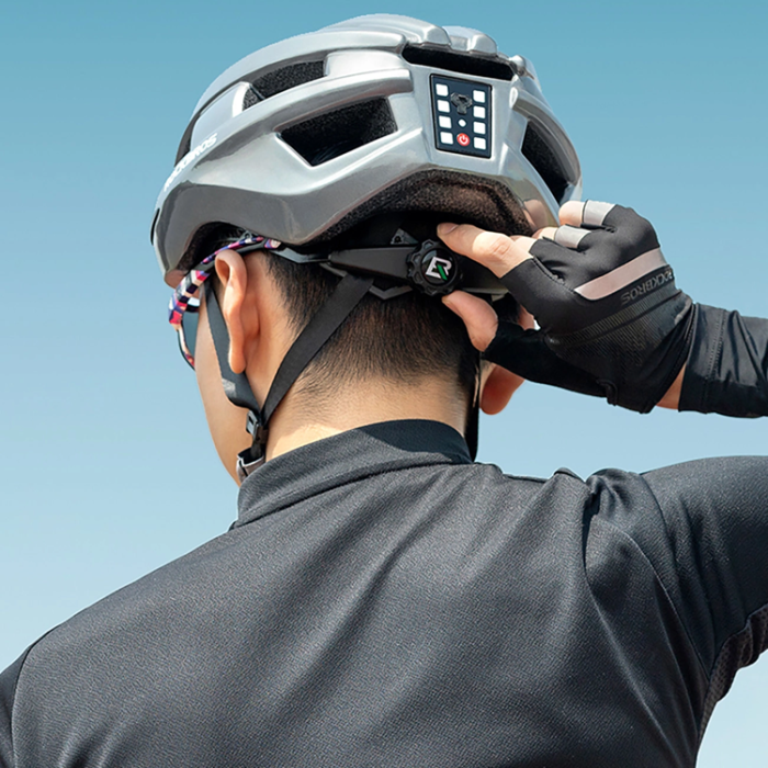 Rockbros - Rockbros Cykelhjälm med Inbyggt Lampa - Rosa