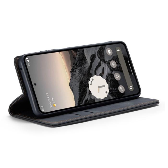 Caseme - CASEME 013 Series Google Pixel 10 Pro Plånboksfodral Konstläder Svart