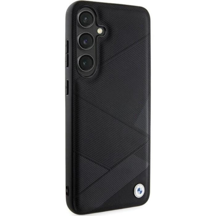 BMW - BMW Galaxy S24 Mobilskal Signature Läder Crossing Line Pattern