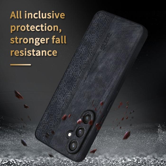 AZNS - AZNS Samsung Galaxy S24 FE Fodral Shockproof KonstLäder - Lila