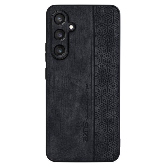 AZNS - AZNS Samsung Galaxy S24 FE Fodral Shockproof KonstLäder - Svart