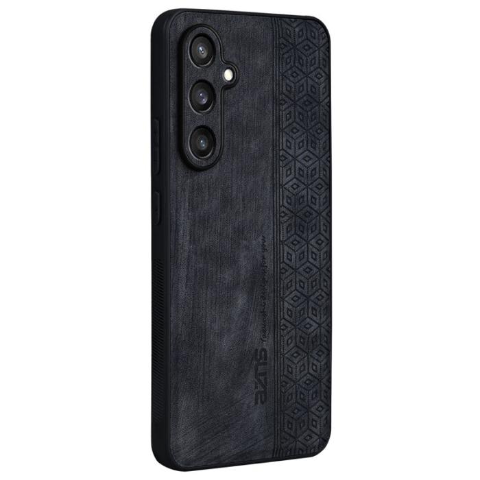 AZNS - AZNS Samsung Galaxy S24 FE Fodral Shockproof KonstLäder - Svart